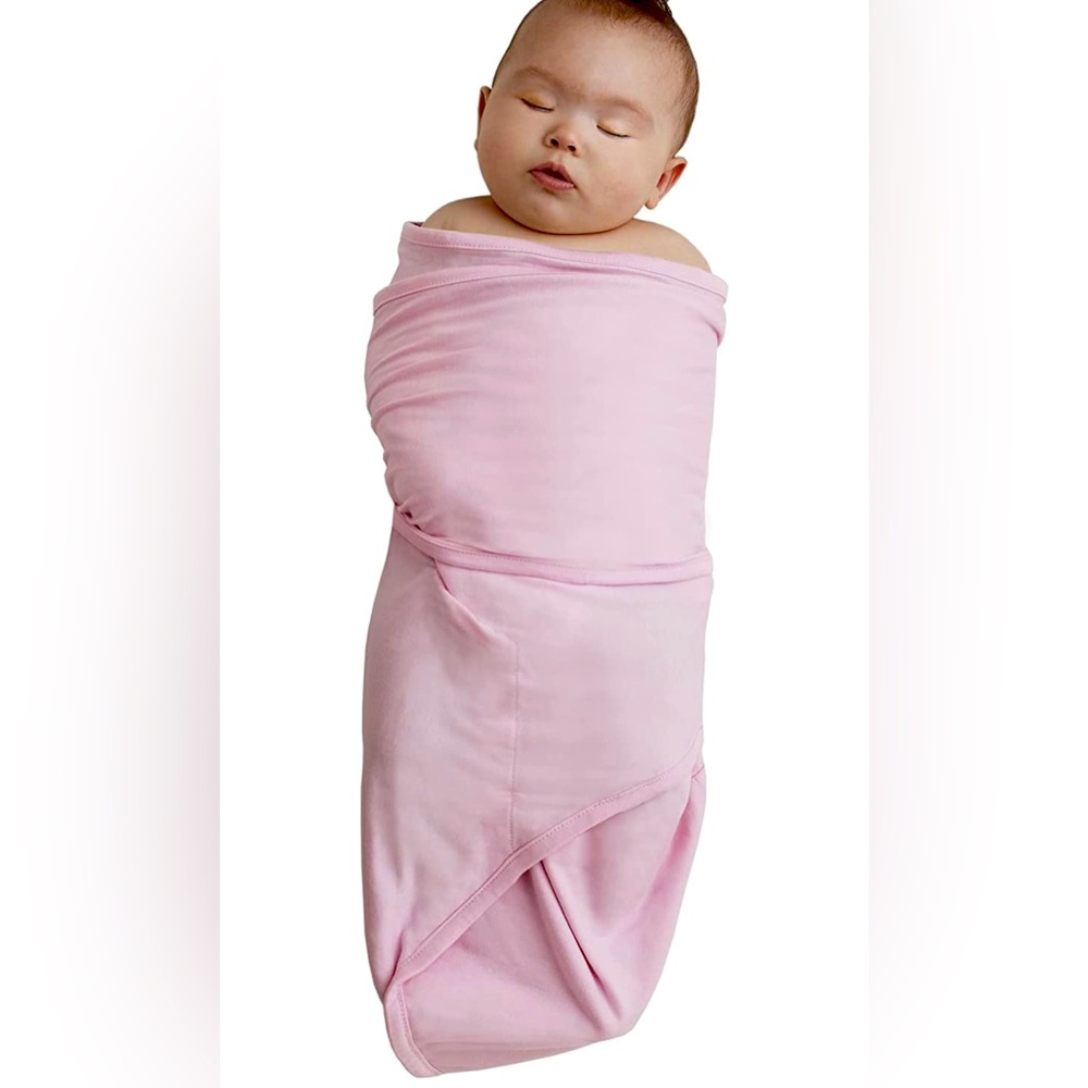 Miracle Blanket Baby Sleep Swaddle, Newborn Infant Girl 0-3 Months, Garden Pink